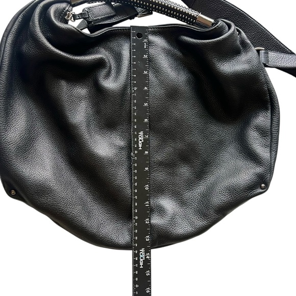 Kenneth Cole New York black leather women’s hobo tote bag - Picture 6 of 8